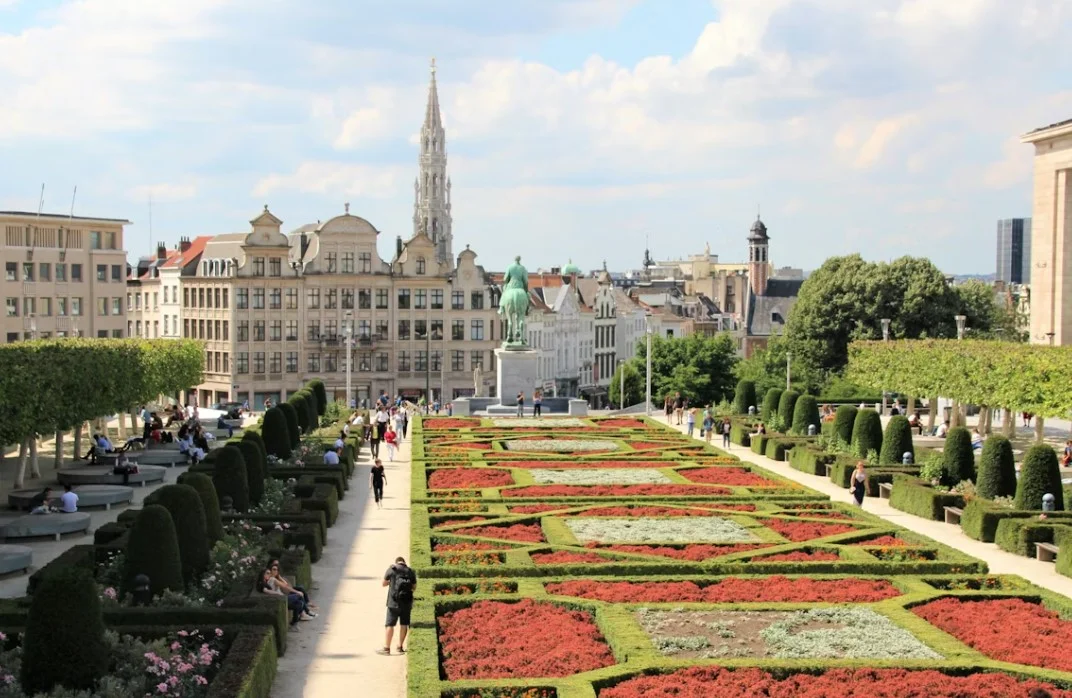 brussel centrum mont des arts belgie