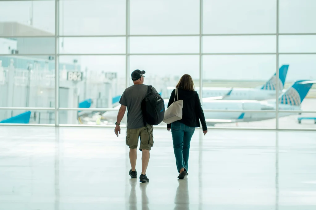 Aankomst op luchthaven Brussel