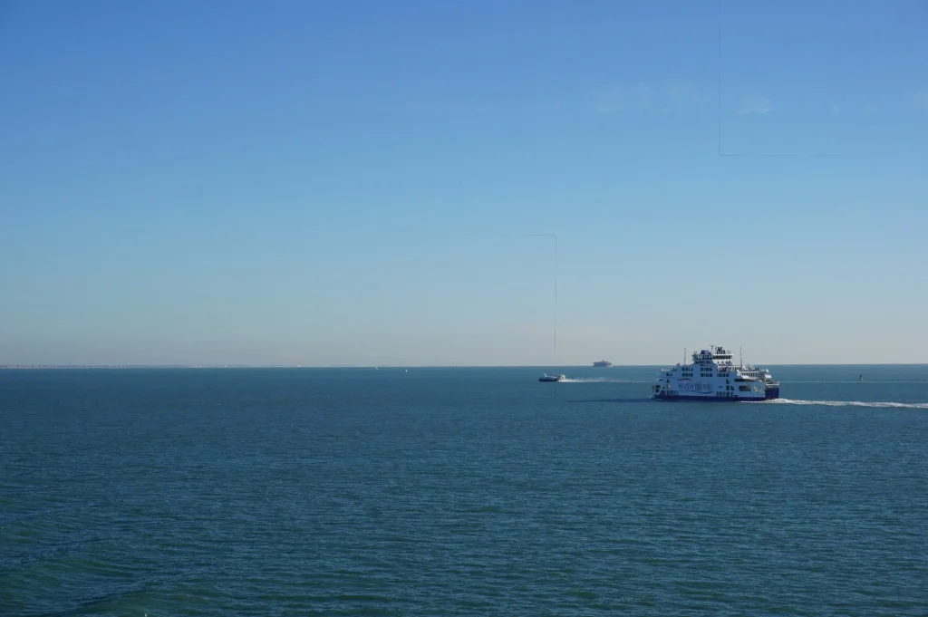Aankomst per cruiseschip in het Verenigd Koninkrijk